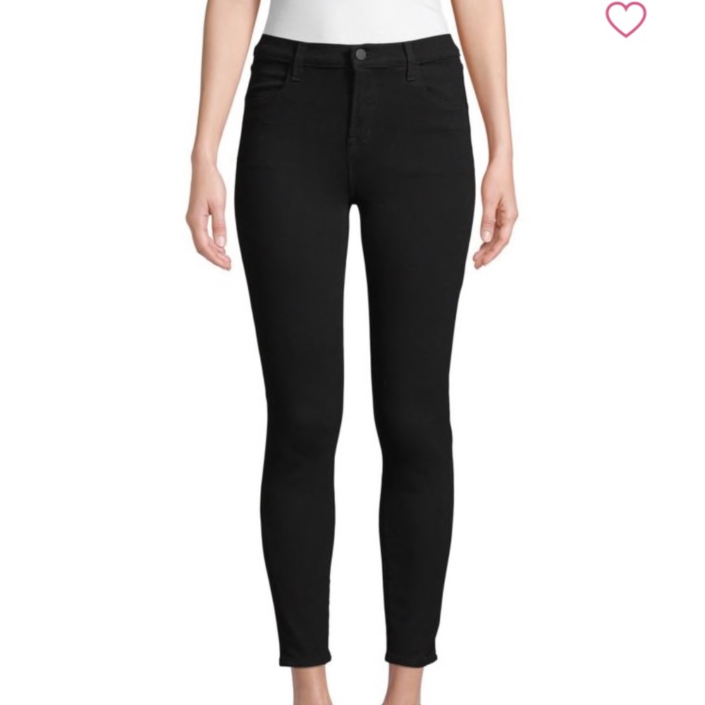 J Brand Alana Black Crop NWOT